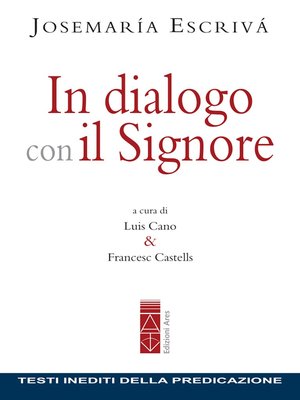 cover image of In dialogo con il Signore